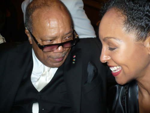 Quincy Jones and Teresa Kay-Aba Kennedy at the 2010 Salute to Greatness Dinner in Atlanta