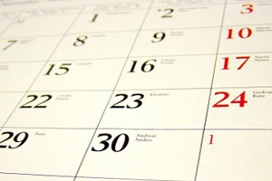 calendar300x200 Set a Date