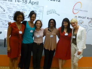 Senator Marlene Malahoo Forte, Dr. Terri Kennedy, Darys Estrella, Binta Niambi Brown, Privahini Bradoo, Ewa Sadowska