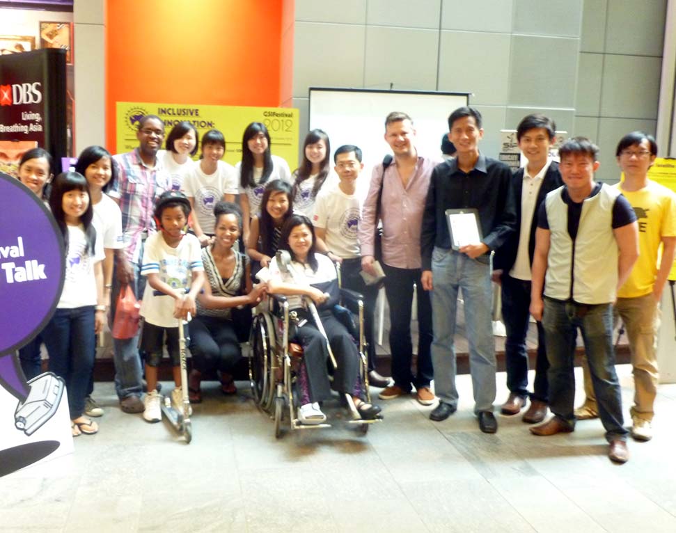 Dr. Terri Kennedy and family with Member of Parliament Penny Low and her Social Innovation Park team in Singapore