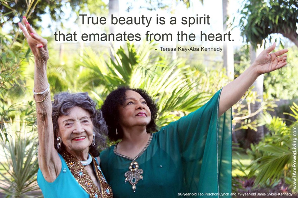 96-year-old Yoga Master Tao Porchon-Lynch and 79-year-old Journalist Janie Sykes-Kennedy