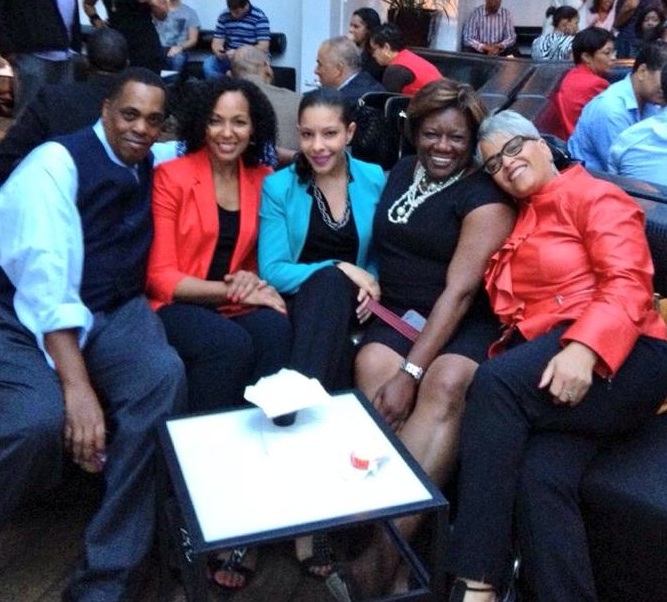 Clayton Banks, Teresa Kennedy, Daphne Leroy, Patricia Andrews-Keenan, Kathy Johnson at the Copacabana