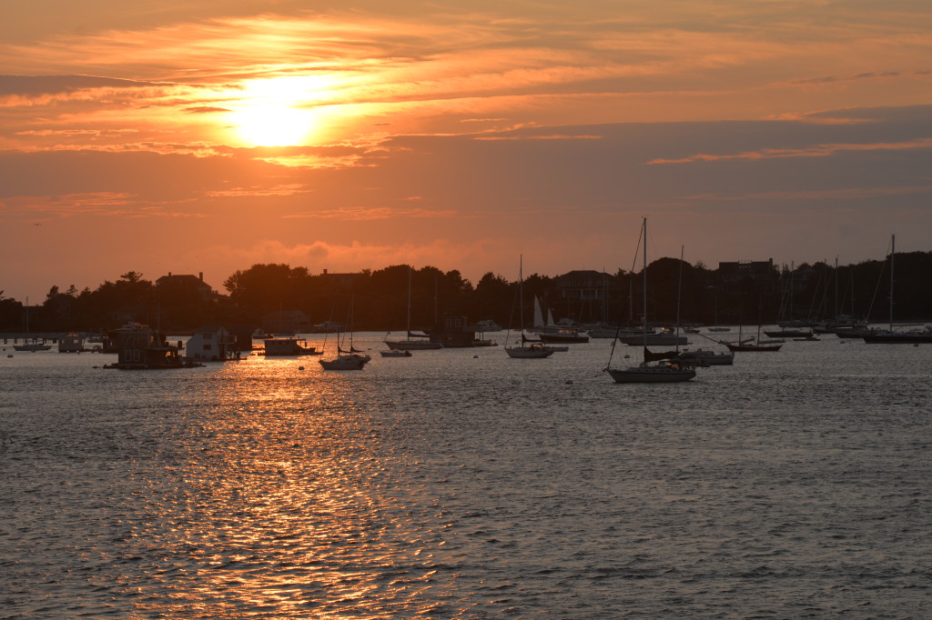 Sunset from Ferry to Martha's Vineyard