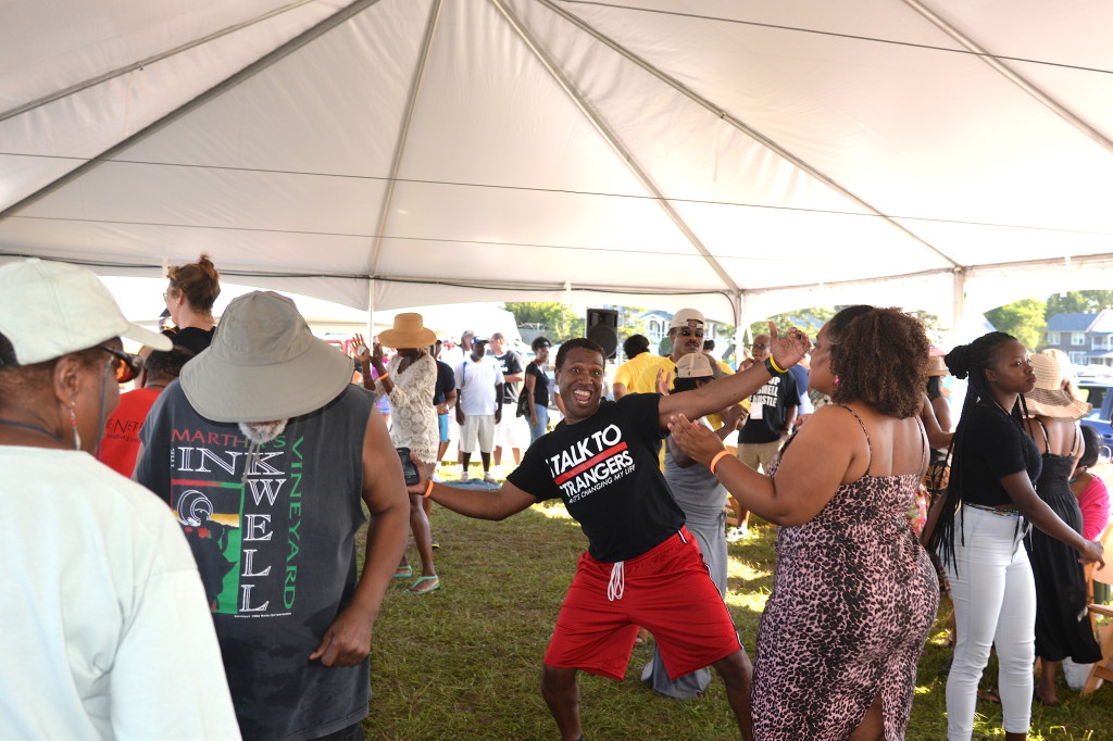 Dancing at the Martha's Vineyard Summer Madness Music Festival