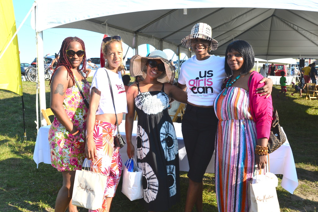 Ladies at the Martha's Vineyard Summer Madness Music Festival