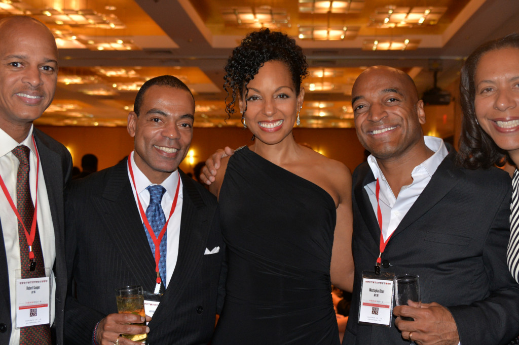 Robert Cooper, Teresa Kay-Aba Kennedy, Mustapha Khan and others at the Harvard Black Alumni Weekend 2014