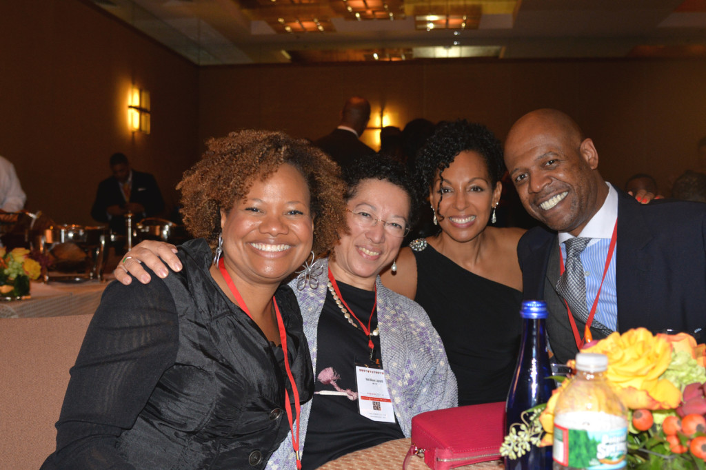 Teresa Kay-Aba Kennedy and friends at the Harvard Black Alumni Weekend 2014