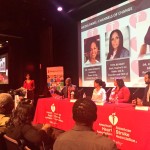 Teresa Kay-Aba Kennedy moderating the Media Panel for the American Heart Association Harlem Go Red Event - December 2014