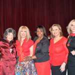 Teresa Kay-Aba Kennedy, Tao Porchon-Lynch, Dr. Suzanne Steinbaum, Dr. Icilma Fergus, Agapi Stassinopoulos, MaryAnn Browning at Go Red Luncheon