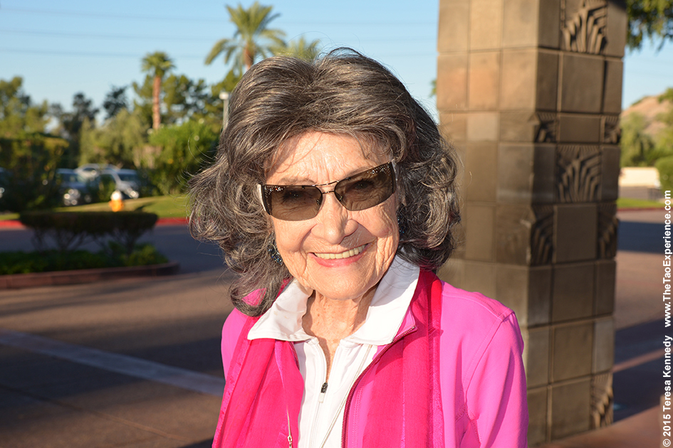 97-year-old Tao Porchon-Lynch at the Arizona Biltmore Resort in Phoenix, Arizona - September 25th, 2015