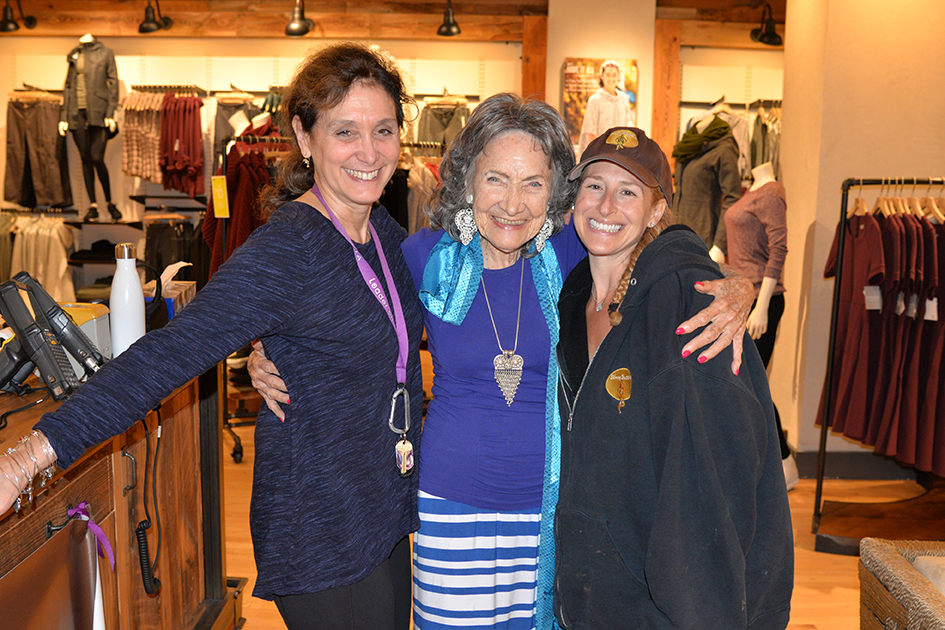 97-year-old yoga master Tao Porchon-Lynch at Dancing Light book launch event at Athleta store in Scarsdale, September 17, 2015