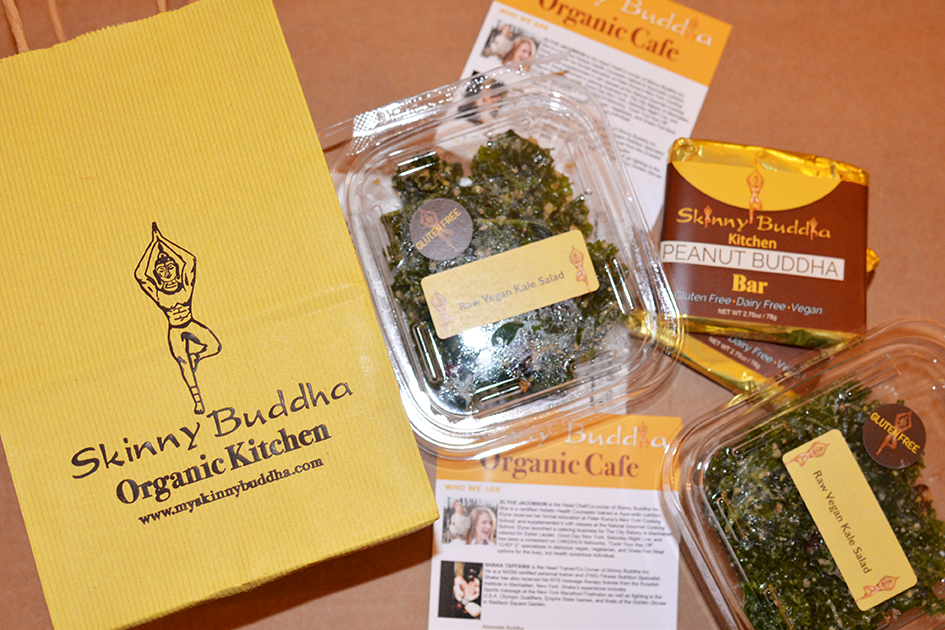 Skinny Buddha food at Dancing Light book launch event at Athleta store in Scarsdale, September 17, 2015