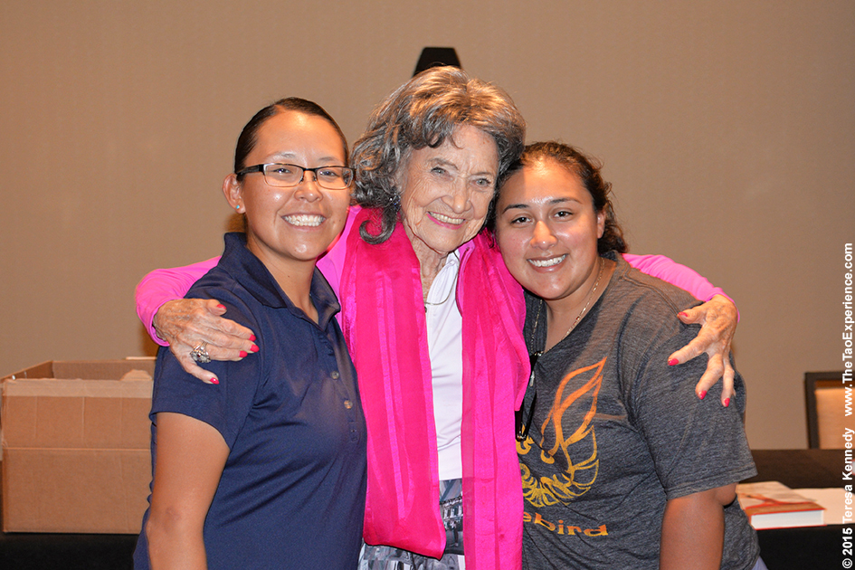 97-year-old yoga master Tao Porchon-Lynch at 4th Annual Senior Awards in Phoenix, Arizona - September 25, 2015