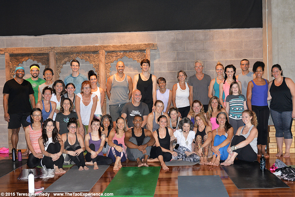97-year-old yoga master Tao Porchon-Lynch teaching at Urban Yoga Phoenix, September 25th, 2015