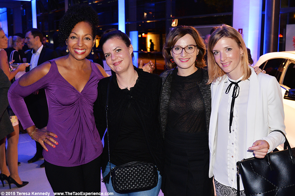 Teresa Kay-Aba Kennedy and others at the Conversation with a Master event hosted by the Young Executives Society (YES) and Mercedes in Slovenia, October 8, 2015