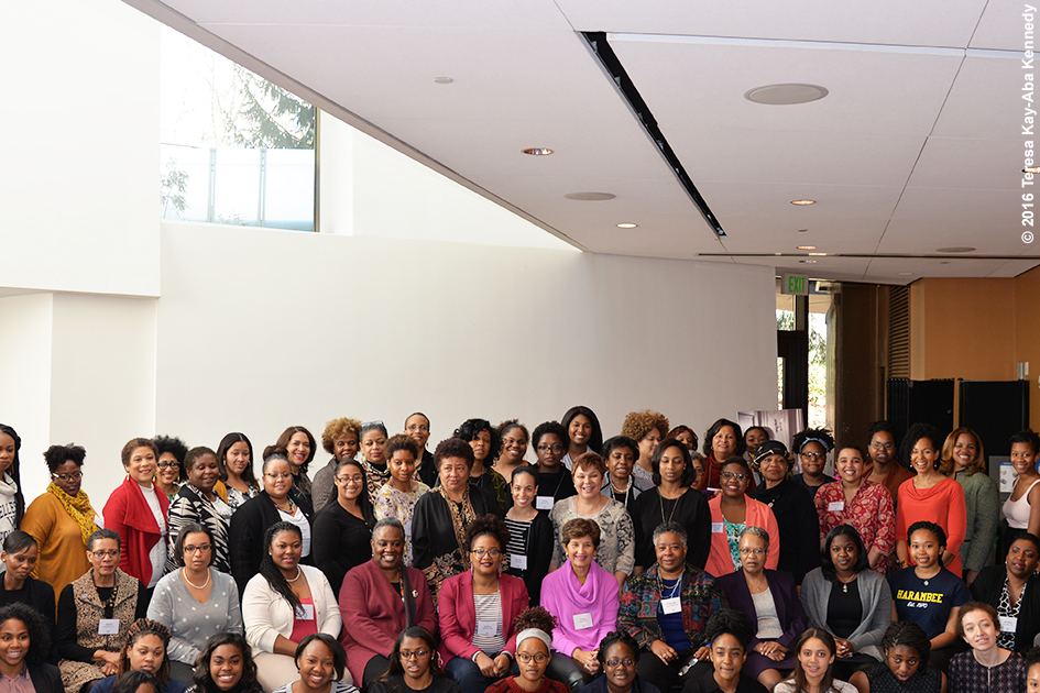 Teresa Kay-Aba Kennedy with fellow alum at Wellesley College Harambee House 45th Anniversary Celebration-April 10, 2016