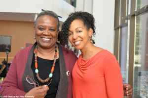 Rev. Renita J. Weems and Teresa Kay-Aba Kennedy at Harambee House Gala at Wellesley College-April 10, 2016
