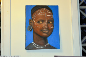 Painting in Harambee House at Wellesley College