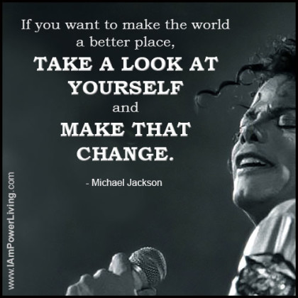 Michael Jackson Quote Card